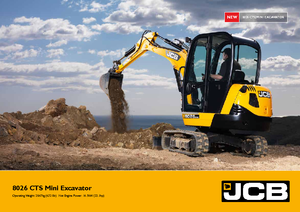 मिनी एक्सकेवेटर JCB 8026 CTS