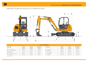 मिनी एक्सकेवेटर JCB 8040 ZTS