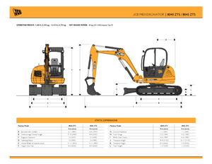 मिनी एक्सकेवेटर JCB 8040 ZTS