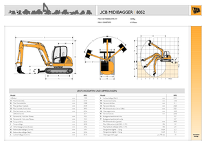 मिनी एक्सकेवेटर JCB 8052
