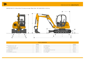 मिनी एक्सकेवेटर JCB 8055 RTS