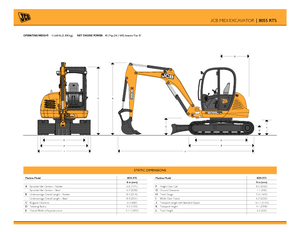 मिनी एक्सकेवेटर JCB 8055 RTS