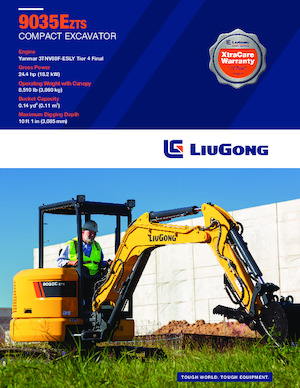मिनी एक्सकेवेटर Liugong 9035EZTS