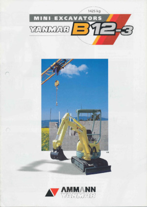 मिनी एक्सकेवेटर Yanmar B 12-3
