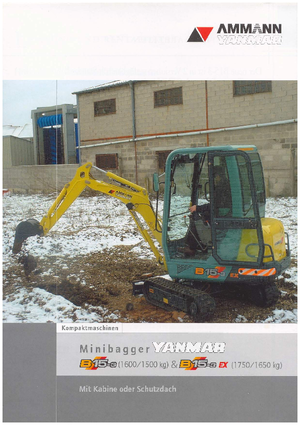 मिनी एक्सकेवेटर Yanmar B 15-3 EX