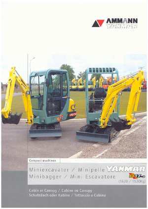 मिनी एक्सकेवेटर Yanmar B 17-3