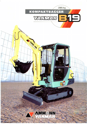 मिनी एक्सकेवेटर Yanmar B 19
