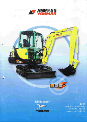 मिनी एक्सकेवेटर Yanmar B 25 V