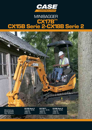 मिनी एक्सकेवेटर Case CX18B S-2