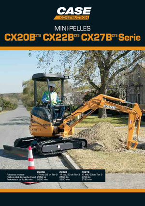 मिनी एक्सकेवेटर Case CX 27 B