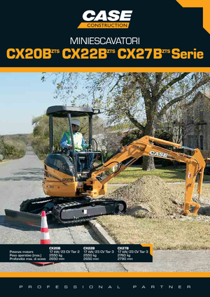 मिनी एक्सकेवेटर Case CX 27 B