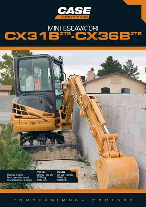 मिनी एक्सकेवेटर Case CX 31 B