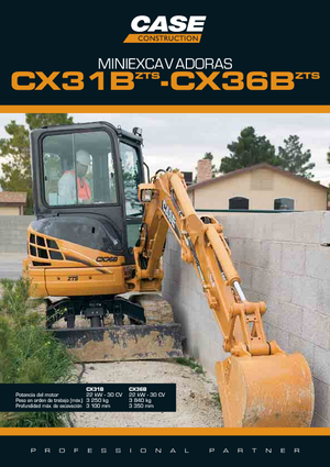 मिनी एक्सकेवेटर Case CX 31 B