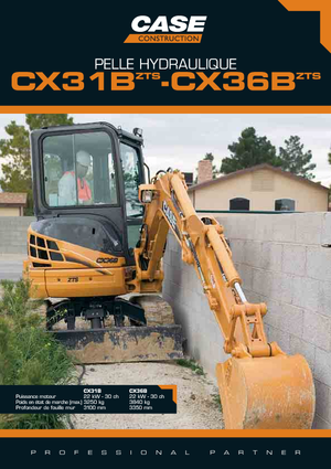 मिनी एक्सकेवेटर Case CX 31 B