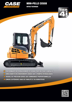 मिनी एक्सकेवेटर Case CX55B ZTS