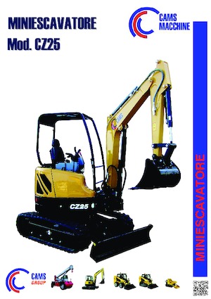 मिनी एक्सकेवेटर Cams CZ25