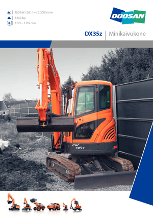 मिनी एक्सकेवेटर Develon DX35Z