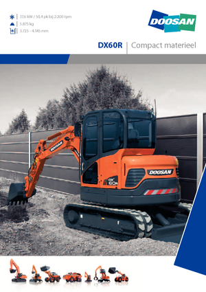 मिनी एक्सकेवेटर Doosan DX 60 R