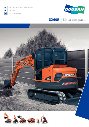 मिनी एक्सकेवेटर Doosan DX 60 R