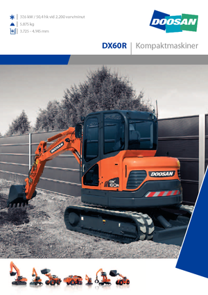 मिनी एक्सकेवेटर Doosan DX 60 R