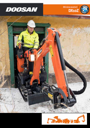मिनी एक्सकेवेटर Doosan DX10Z