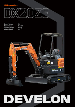 मिनी एक्सकेवेटर Develon DX20ZE 