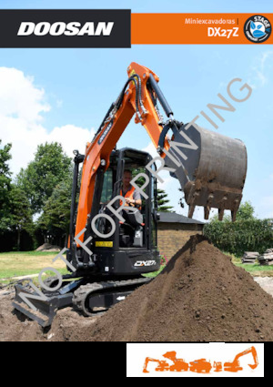 मिनी एक्सकेवेटर Doosan DX27Z-7