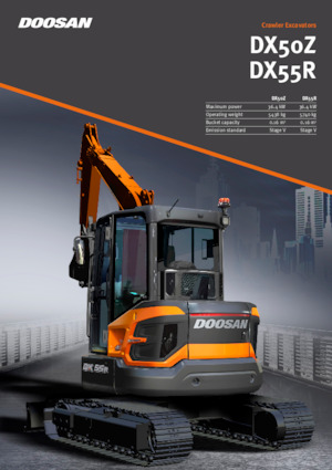 मिनी एक्सकेवेटर Doosan DX50Z-7