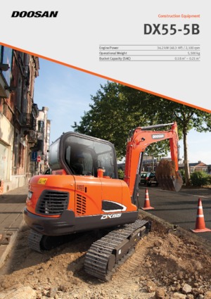 मिनी एक्सकेवेटर Doosan DX55-5B