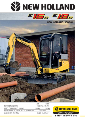 मिनी एक्सकेवेटर New Holland E16B