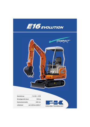 मिनी एक्सकेवेटर Fiat Kobelco E 16 MSR