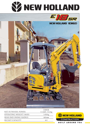 मिनी एक्सकेवेटर New Holland E18SR