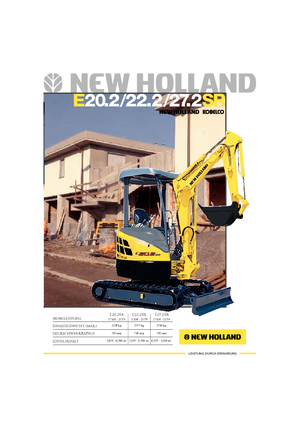 मिनी एक्सकेवेटर New Holland E22.2SR