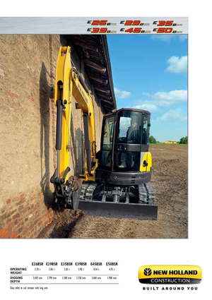 मिनी एक्सकेवेटर New Holland E39B SR