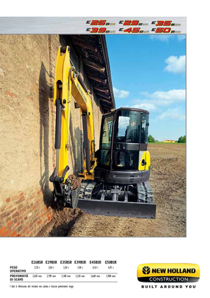 मिनी एक्सकेवेटर New Holland E39B SR