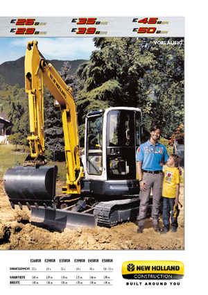 मिनी एक्सकेवेटर New Holland E39B SR