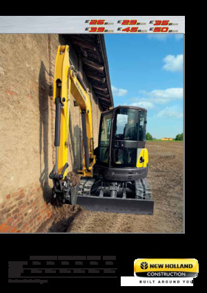 मिनी एक्सकेवेटर New Holland E35B