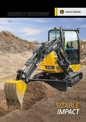 मिनी एक्सकेवेटर John Deere Construction E36ZS