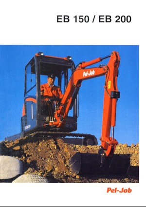 मिनी एक्सकेवेटर Pel-Job EB 150 XR