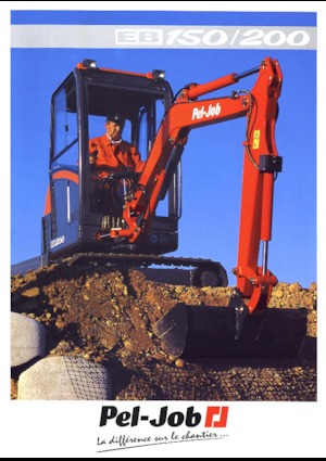 मिनी एक्सकेवेटर Pel-Job EB 150 XR