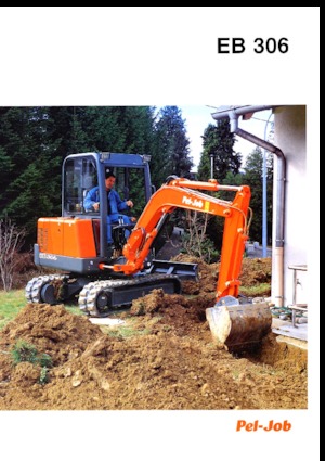 मिनी एक्सकेवेटर Pel-Job EB 306