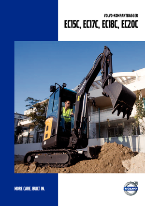 मिनी एक्सकेवेटर Volvo EC17C