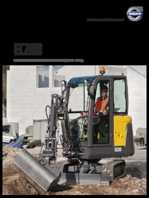 मिनी एक्सकेवेटर Volvo EC20D