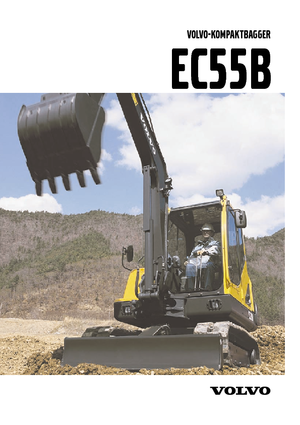 मिनी एक्सकेवेटर Volvo EC55B Pro