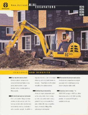 मिनी एक्सकेवेटर New Holland EC25