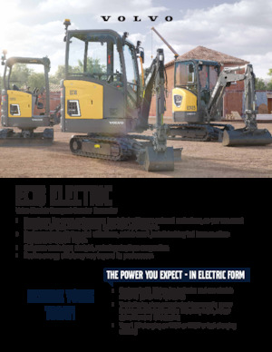 मिनी एक्सकेवेटर Volvo EC18 ELECTRIC