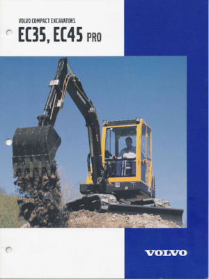 मिनी एक्सकेवेटर Volvo EC35