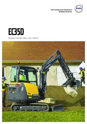 मिनी एक्सकेवेटर Volvo EC35D