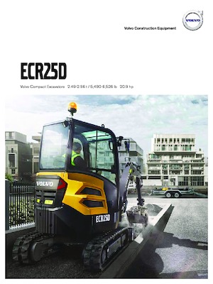 मिनी एक्सकेवेटर Volvo ECR25D