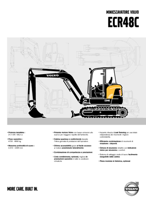 मिनी एक्सकेवेटर Volvo ECR48C